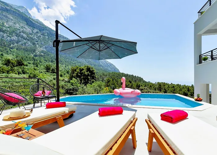 Vivace Mit Pool Und Traumhaften Meerblick * ماكارسكا