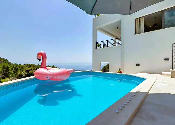 Vivace Mit Pool Und Traumhaften Meerblick فيلة ماكارسكا