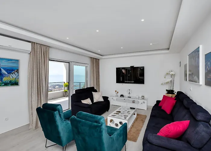 Vivace Mit Pool Und Traumhaften Meerblick * ماكارسكا